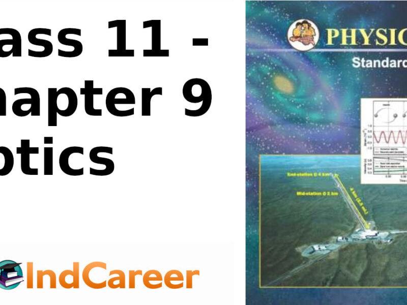 Maharashtra Board Solutions Class 11-Physics: Chapter 9- Optics