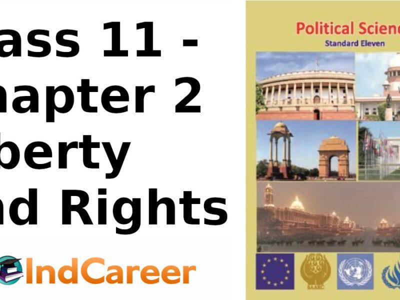 Maharashtra Board Solutions Class 11-Political Science: Chapter 2- Liberty and Rights