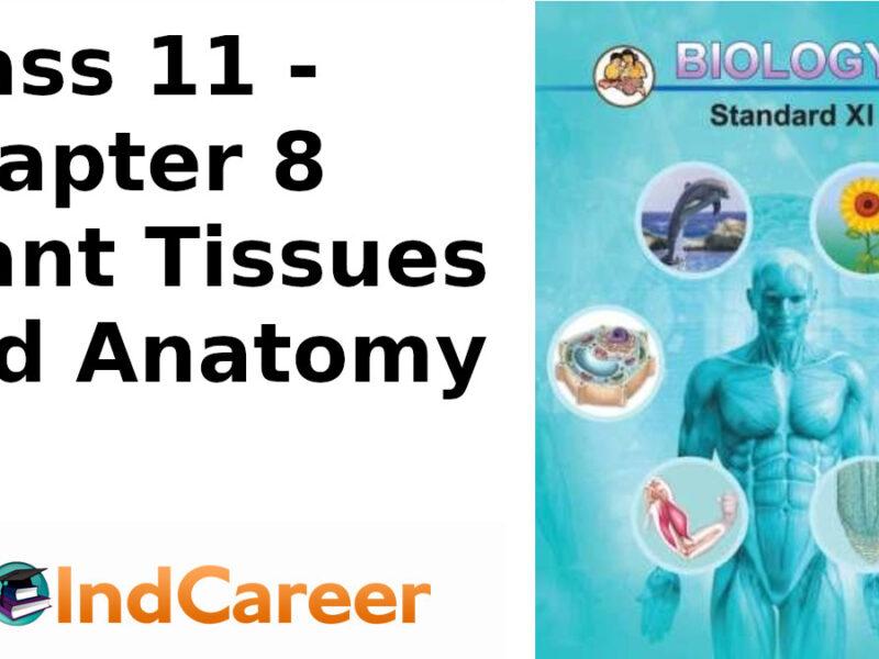 Maharashtra Board Solutions Class 11-Biology: Chapter 8- Plant Tissues and Anatomy
