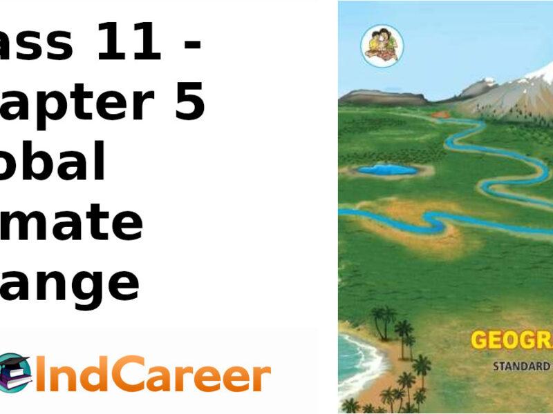 Maharashtra Board Solutions Class 11-Geography: Chapter 5- Global Climate Change