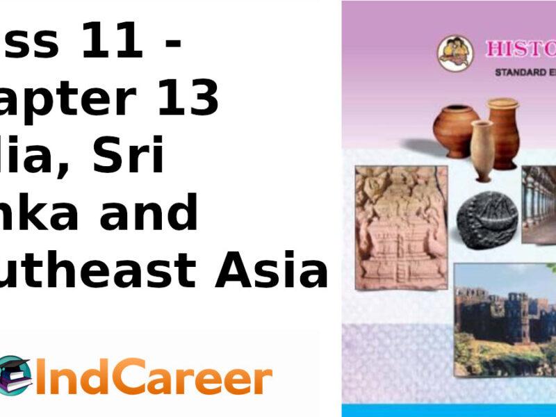 Maharashtra Board Solutions Class 11-History: Chapter 13- India, Sri Lanka and Southeast Asia