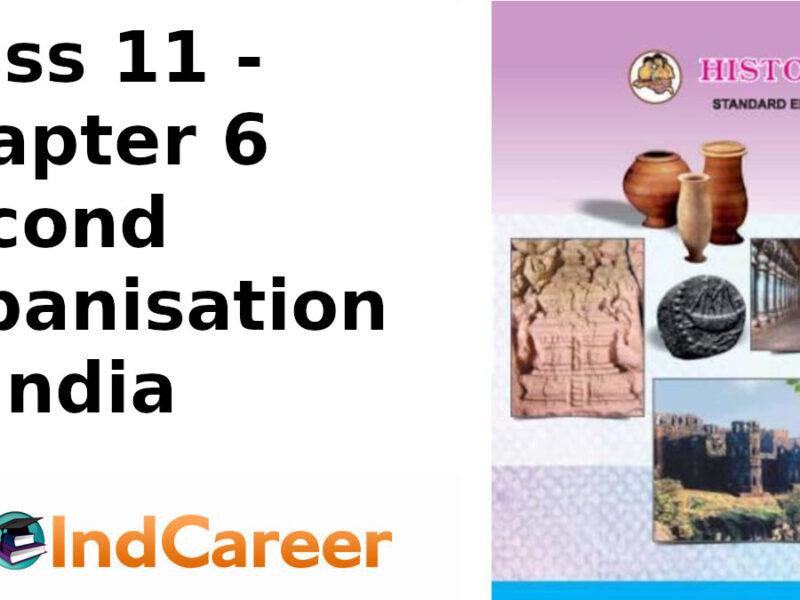 Maharashtra Board Solutions Class 11-History: Chapter 6- Second Urbanisation in India