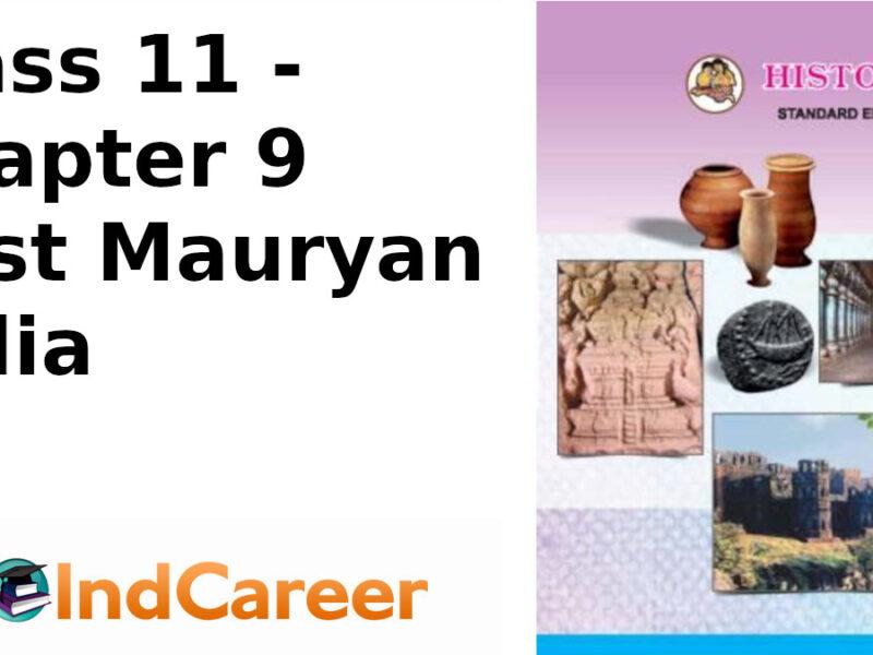 Maharashtra Board Solutions Class 11-History: Chapter 9- Post Mauryan India