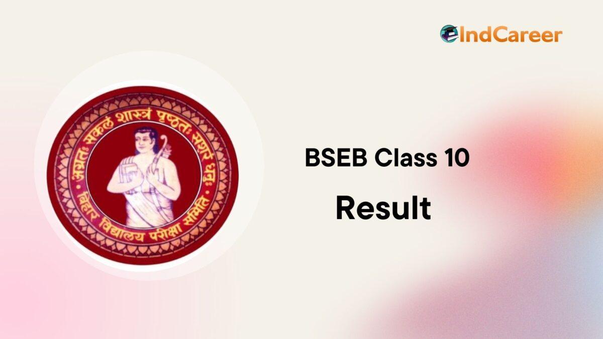 Bihar Board 10th Result