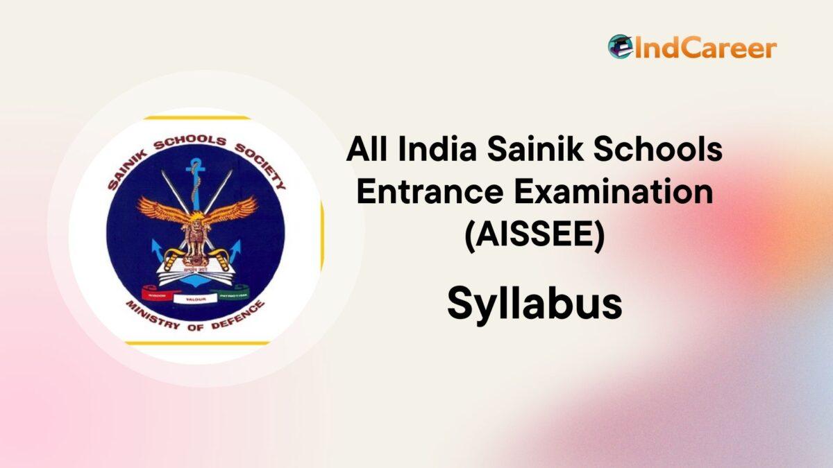 Sainik School Entrance Exam (AISSEE) Syllabus