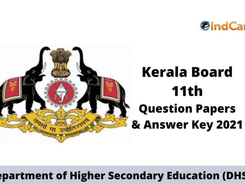 Kerala Plus One Question Paper & Answer Key 2021