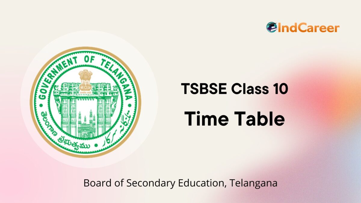 TS SSC Time Table, Download Telangana Board TS BSE10th Datesheet