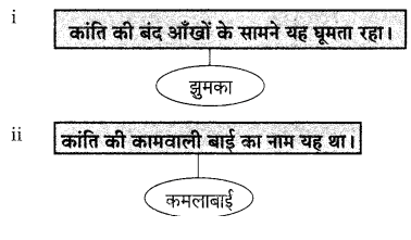 Maharashtra Board Solutions for Class 9- Hindi Lokvani (Part 1): Chapter 2- झुमका