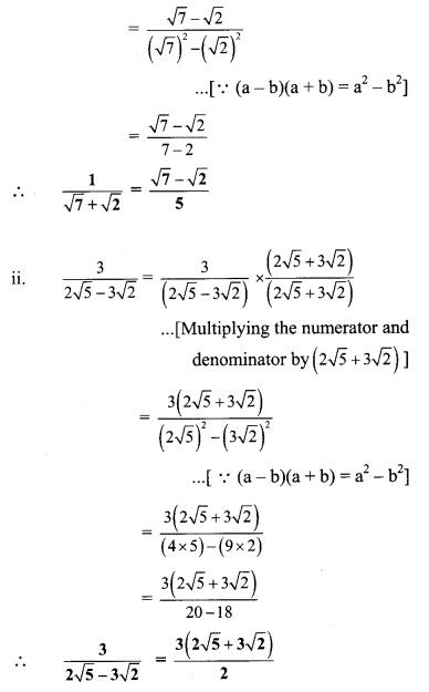 Maharashtra Board Class 9 Maths Solutions Chapter 2 Real Numbers Practice Set 2.4 5