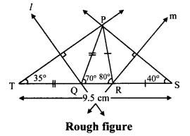 Maharashtra Board Class 9 Maths Solutions Chapter 4 Constructions of Triangles Practice Set 4.3 1