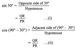 Maharashtra Board Class 9 Maths Solutions Chapter 8 Trigonometry Practice Set 8.2 46