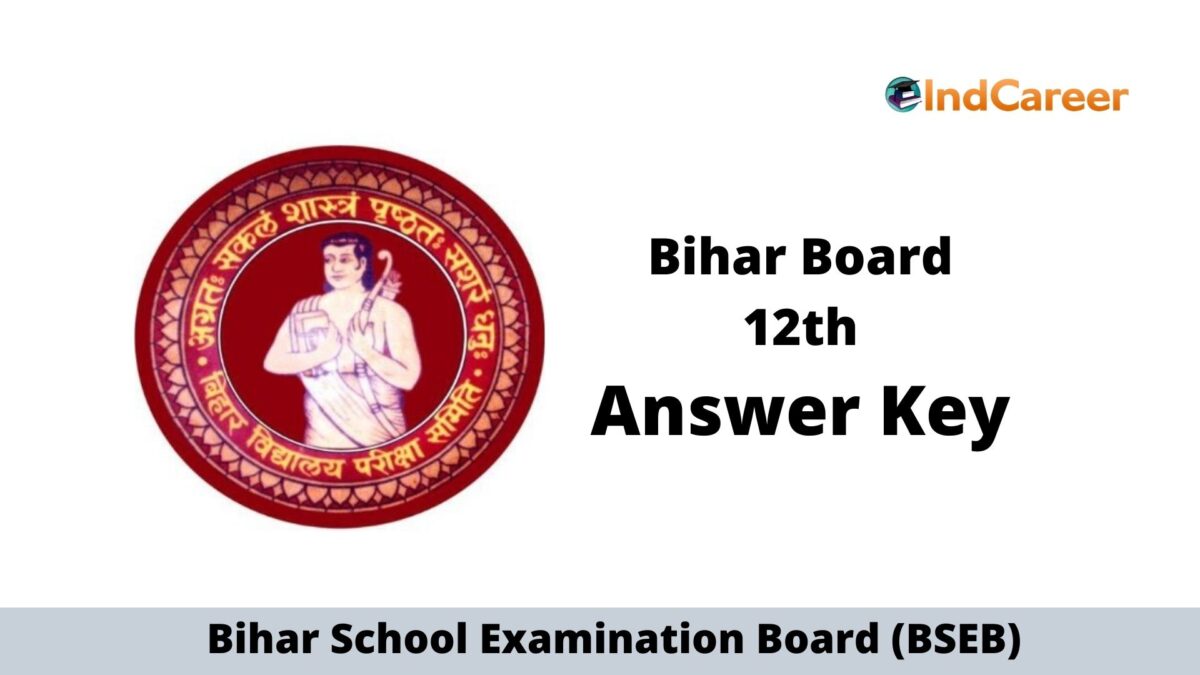Bihar Board 12th Answer Key