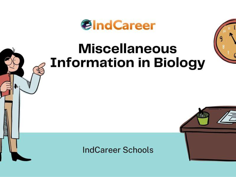 Miscellaneous Information in Biology