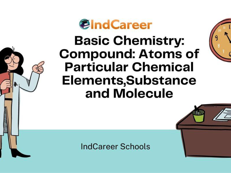 Basic Chemistry: Compound: Atoms of Particular Chemical Elements,Substance and Molecule