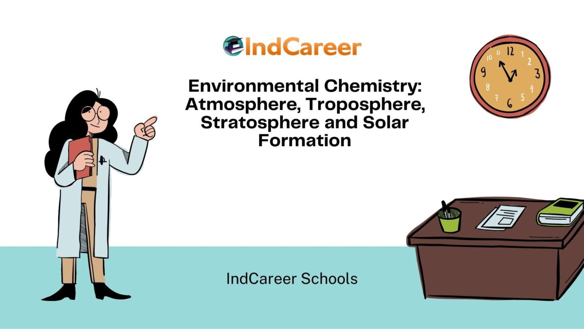 Environmental Chemistry: Atmosphere, Troposphere, Stratosphere and Solar Formation