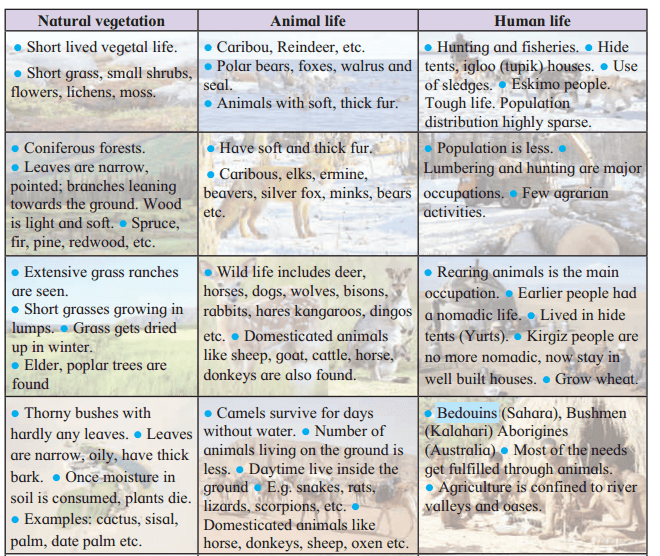 Maharashtra Board Class 7 Geography Solutions Chapter 6 Natural Regions 9