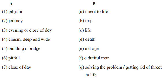Maharashtra Board Class 8 English Solutions Chapter 1.3 The Pilgrim 8