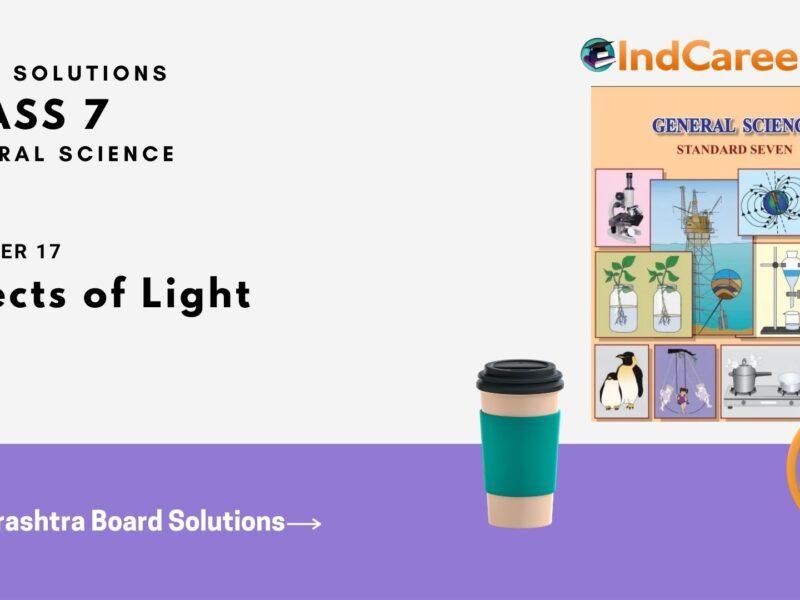 Maharashtra Board Solutions Class 7-Science: Chapter 17- Effects of Light