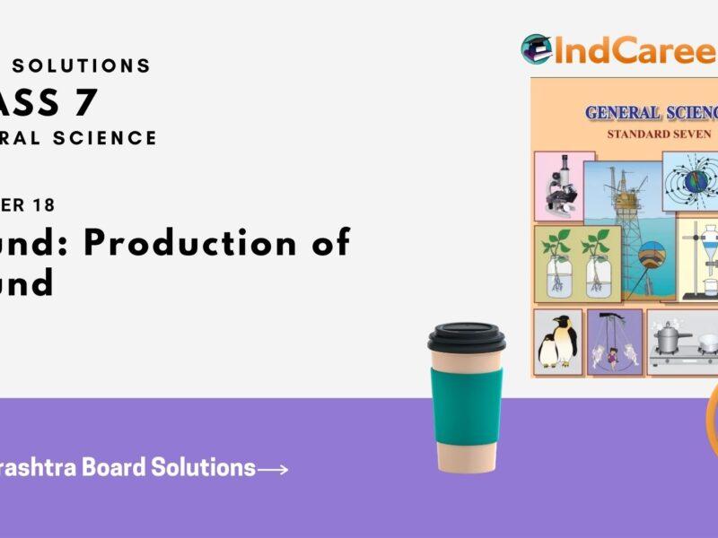 Maharashtra Board Solutions Class 7-Science: Chapter 18- Sound: Production of Sound