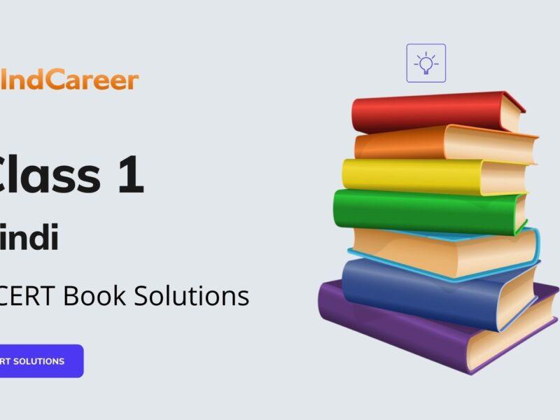 NCERT Solutions for Class 1 Hindi