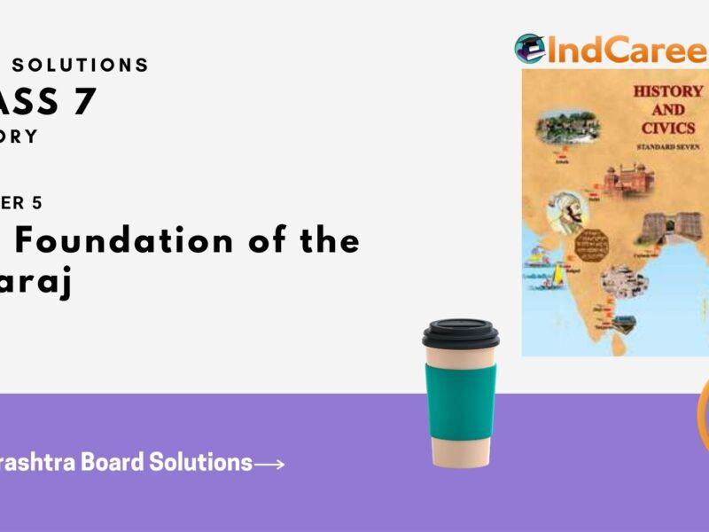 Maharashtra Board Solutions for Class 7- History: Chapter 5- The Foundation of the Swaraj