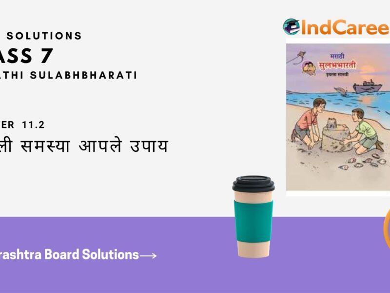 Maharashtra Board Solutions for Class 7- Marathi Sulabhbharati: Chapter 11.2- आपली समस्या आपले उपाय