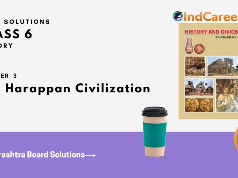 Maharashtra Board Solutions for Class 6- History: Chapter 3- The Harappan Civilization