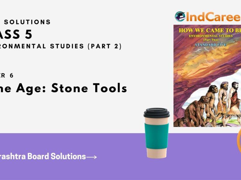 Maharashtra Board Solutions Class 5-Environmental Studies (Part 2): Chapter 6- Stone Age: Stone Tools