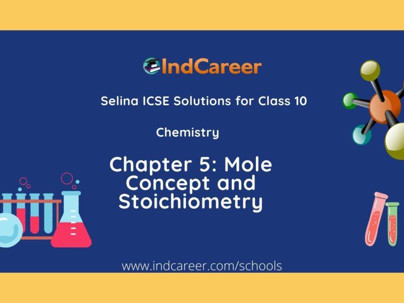 Selina Class 10 ICSE Solutions Chemistry : Chapter 5- Mole Concept and Stoichiometry
