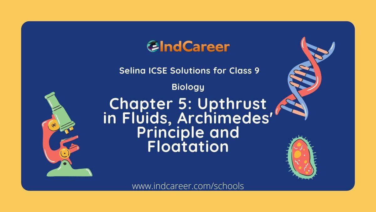 Selina Solutions for Class 9, Biology Chapter 5 - IndCareer Schools