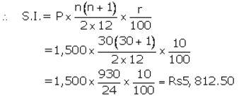 Selina Concise Mathematics Class 10 ICSE Solutions Banking (Recurring Deposit Accounts) - 4