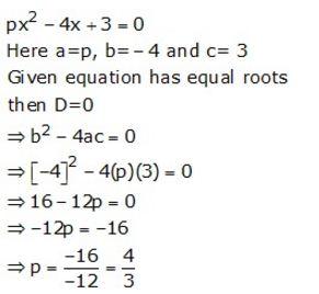 Selina Concise Mathematics Class 10 ICSE Solutions Quadratic Equations - 109