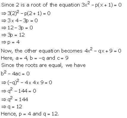 Selina Concise Mathematics Class 10 ICSE Solutions Quadratic Equations - 49