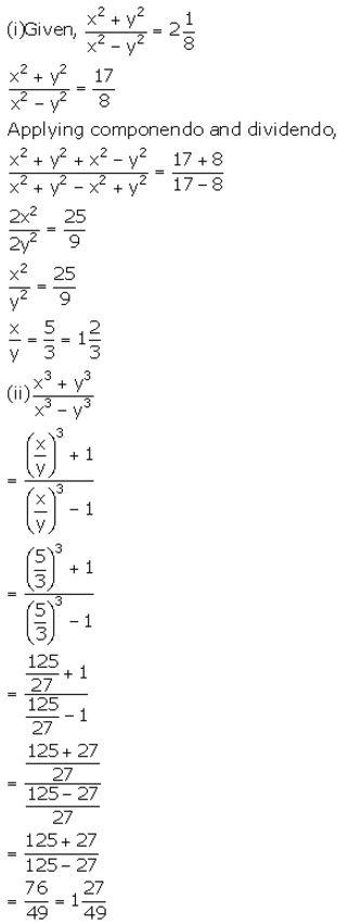 Selina Concise Mathematics Class 10 ICSE Solutions Ratio and Proportion (Including Properties and Uses) - 130