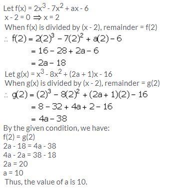 Selina Concise Mathematics Class 10 ICSE Solutions Remainder and Factor Theorems - 17