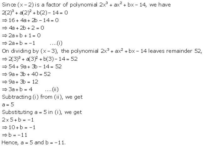 Selina Concise Mathematics Class 10 ICSE Solutions Remainder and Factor Theorems - 18
