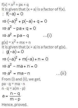 Selina Concise Mathematics Class 10 ICSE Solutions Remainder and Factor Theorems - 31