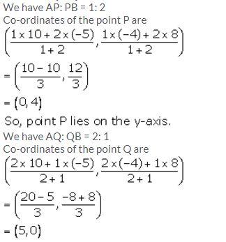 Selina Concise Mathematics Class 10 ICSE Solutions Section and Mid-Point Formula - 19
