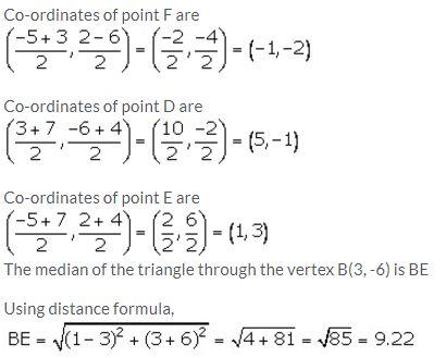 Selina Concise Mathematics Class 10 ICSE Solutions Section and Mid-Point Formula - 42