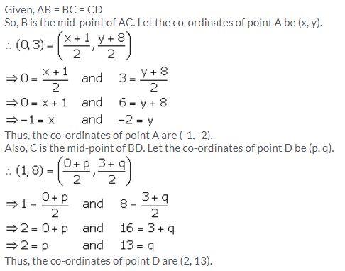 Selina Concise Mathematics Class 10 ICSE Solutions Section and Mid-Point Formula - 44