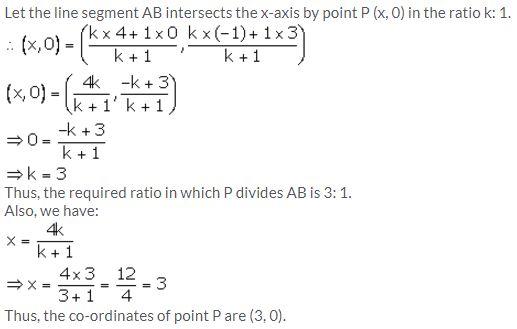 Selina Concise Mathematics Class 10 ICSE Solutions Section and Mid-Point Formula - 72