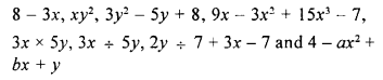 Selina Concise Mathematics Class 8 ICSE Solutions Chapter 11 Algebraic Expressions (Including Operations on Algebraic Expressions) Ex 11A Q3
