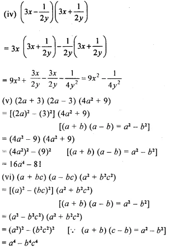 Selina Concise Mathematics Class 8 ICSE Solutions Chapter 12 Algebraic Identities Ex 12A 8