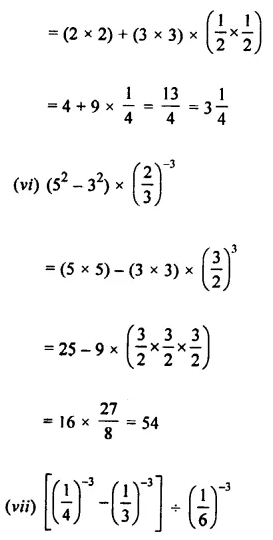 Selina Concise Mathematics Class 8 ICSE Solutions Chapter 2 Exponents (Powers) EX 2A 4