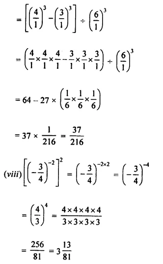 Selina Concise Mathematics Class 8 ICSE Solutions Chapter 2 Exponents (Powers) EX 2A 5
