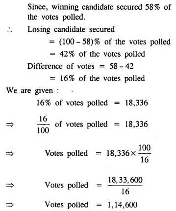 Selina Concise Mathematics Class 8 ICSE Solutions Chapter 7 Percent and Percentage Ex 7A 11