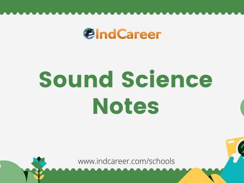 Sound Science Notes