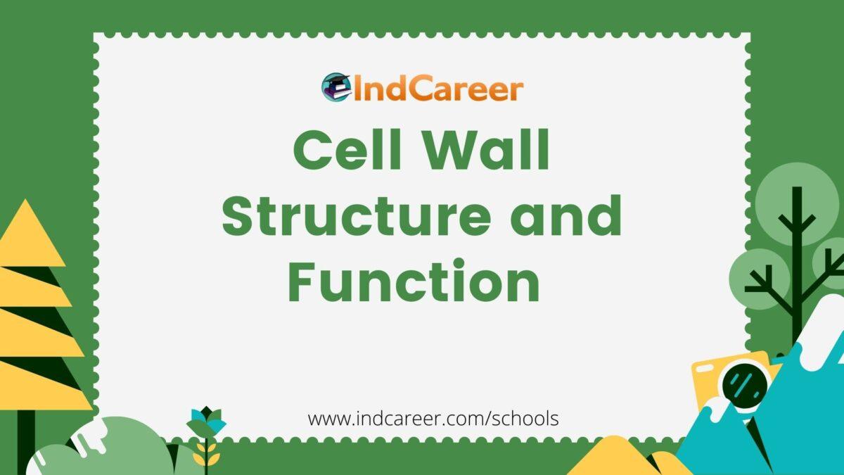Cell Wall Structure and Function - IndCareer Schools