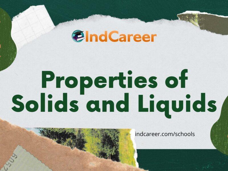 Properties of Solids and Liquids