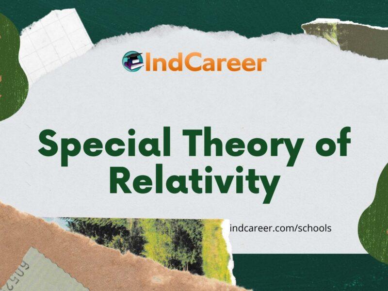 Special Theory of Relativity